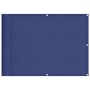 Pantalla de balcón 100% poliéster Oxford azul 75x700 cm en Sombrillas | Comprar online en Foro24