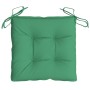 Cojines para palets 6 unidades tela Oxford verde 50x50x7 cm