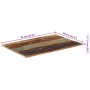 Tablero de mesa rectangular madera maciza 60x90 cm 15-16 mm