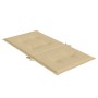 Cojines silla respaldo bajo 2 ud tela beige melange 100x50x4 cm