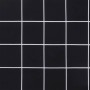 Cojines para banco jardín 2 uds tela a cuadros negro 120x50x7cm