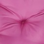 Cojines para banco de jardín 2 uds tela rosa 120x50x7 cm