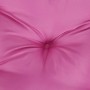 Cojines para banco de jardín 2 uds tela rosa 150x50x7 cm