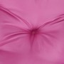 Cojines para banco de jardín 2 uds tela rosa 200x50x7 cm
