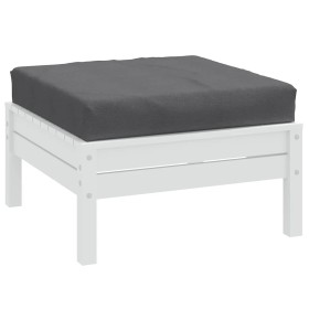 Cojín para sofá palets tela gris antracita melange 60x60x9,5 cm Cojín para sofá palets tela gris antracita melange 60x60x9,5 cm