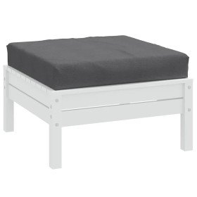 Cojín para sofá palets tela gris antracita melange 60x60x9,5 cm Cojín para sofá palets tela gris antracita melange 60x60x9,5 cm