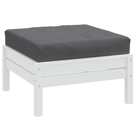 Cojín para sofá palets tela gris antracita melange 60x60x9,5 cm