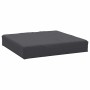 Cojines para palets 3 unidades tela Oxford gris antracita