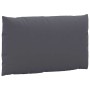 Cojines para palets 3 unidades tela Oxford gris antracita