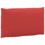 Cojines para palets 3 unidades tela Oxford rojo