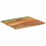 Tablero de mesa rectangular madera maciza 70x80 cm 25-27 mm