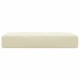 Cojín para sofá de palets tela Oxford crema 60x60x9,5 cm