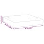 Cojín para sofá de palets tela Oxford crema 60x60x9,5 cm