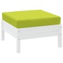 Cojín para sofá de palets tela Oxford verde brillante