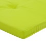 Cojín de silla 2 pcs Verde brillante 58 x 77 x 4.5 cm