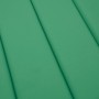 Cojín de tumbona de tela Oxford verde 180x60x4 cm