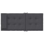 Cojines de silla respaldo alto 6 uds tela Oxford gris antracita