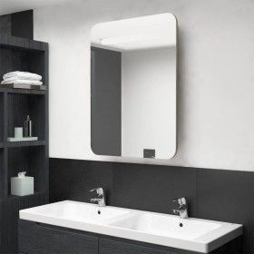 Bathroom cabinet with mirror oak color 60x11x80 cm by vidaXL, bathroom vanities - Ref: Foro24-326507, Price: 121,75 €, Discou...