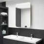 Armario de baño con espejo color roble 60x11x80 cm de vidaXL, Tocadores de baño - Ref: Foro24-326507, Precio: 121,75 €, Descu...