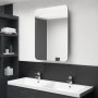 Armario de baño con espejo gris antracita 60x11x80 cm de vidaXL, Tocadores de baño - Ref: Foro24-326510, Precio: 134,49 €