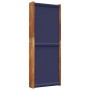 Biombo divisor de 6 paneles azul oscuro 420x180 cm