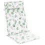 Cojines silla respaldo alto 6 uds tela Oxford estampado hojas