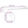 Toldo Blanco 5 x 3 m Metal