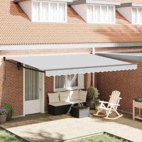 Toldo Manual Antracita 5 x 3 m Metal