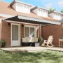 Toldo Manual Antracita 5 x 3 m Metal