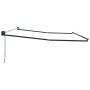 Toldo Manual Antracita 5 x 3 m Metal