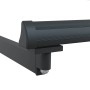Toldo Manual Antracita 5 x 3 m Metal