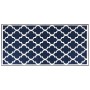 Wende-Außenteppich in Marineblau und Weiß, 80 x 150 cm von vidaXL, Outdoor-Protektoren - Ref: Foro24-364800, Preis: 20,51 €, ...