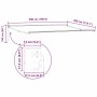 Toldo Manual Antracita 5 x 3 m Metal