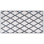 Wende-Außenteppich in Marineblau und Weiß, 80 x 150 cm von vidaXL, Outdoor-Protektoren - Ref: Foro24-364782, Preis: 29,52 €, ...