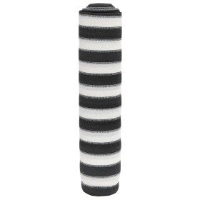 Red de privacidad HDPE gris antracita blanco 1,8x10 m 195 g/m²