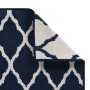 Wende-Außenteppich in Marineblau und Weiß, 80 x 150 cm von vidaXL, Outdoor-Protektoren - Ref: Foro24-364782, Preis: 29,52 €, ...