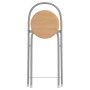 Tisch und hohe Hocker, 3-teilig aus Eisen und grauem und braunem Holz von vidaXL, Möbelsets für Küchen und Esszimmer - Ref: F...