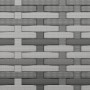 Taburetes de jardín 4 uds con cojines ratán sintético gris