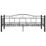 Estructura de sofá cama sin colchón metal negro 90x200 cm