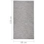 Flachgewebter Outdoor-Teppich in Braun und Blau, 80 x 150 cm von vidaXL, Teppiche - Ref: Foro24-340813, Preis: 25,13 €, Rabat...