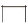 Gazebo Montado en la Pared Crema Acero