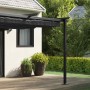 Gazebo Montado en la Pared Antracita Acero