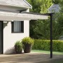 Gazebo Montado en la Pared Crema Acero