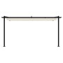 Gazebo Montado en la Pared Crema Acero