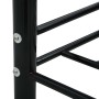 Estructura de sofá cama sin colchón metal negro 90x200 cm