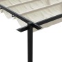 Gazebo Montado en la Pared Crema Acero
