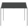 Carpa acero y tela gris antracita 4x4 m