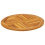Tablero de mesa redondo madera maciza de acacia Ø60x2 cm en Tableros para mesas | Comprar online en Foro24