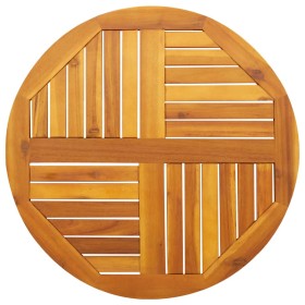 Tablero de mesa redondo madera maciza de acacia Ø70x2 cm Tablero de mesa redondo madera maciza de acacia Ø70x2 cm