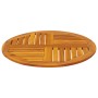 Tablero de mesa redondo madera maciza de acacia Ø70x2 cm